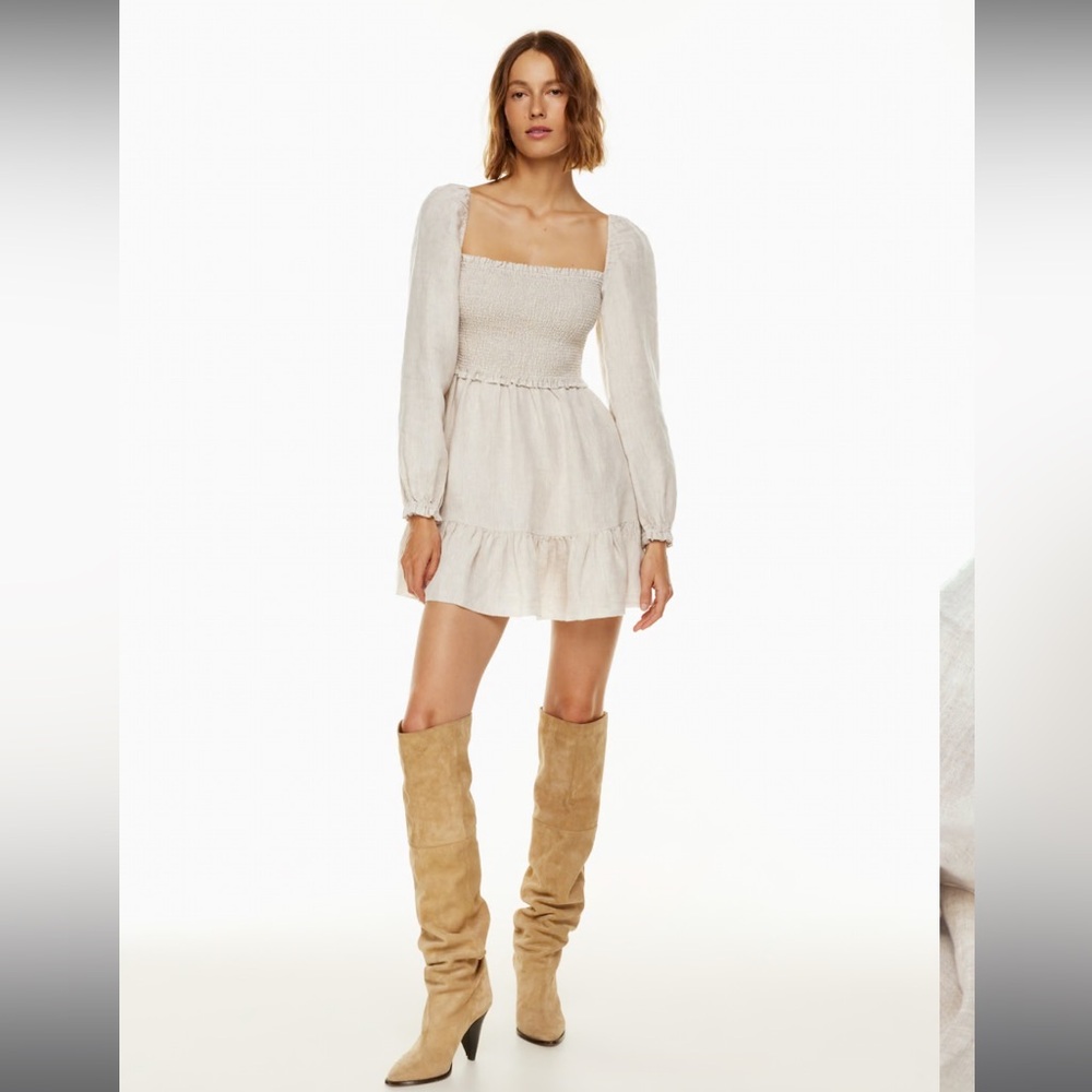 NWT M Wilfred New Tempest Linen Dress ecru - Picture 3 of 6